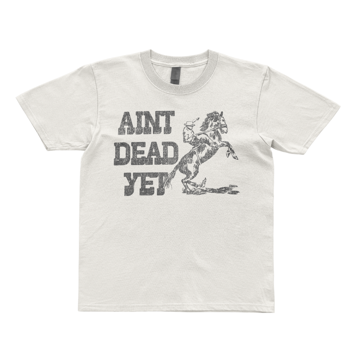 AIN'T DEAD YET TEE (IVORY)