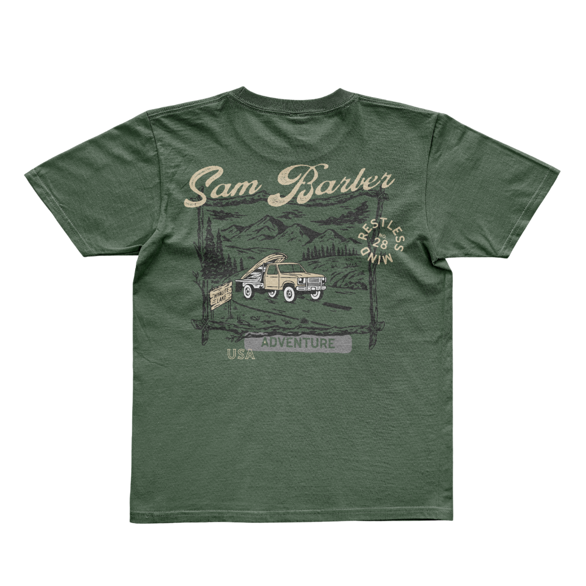 ADVENTURE TEE (MOSS)