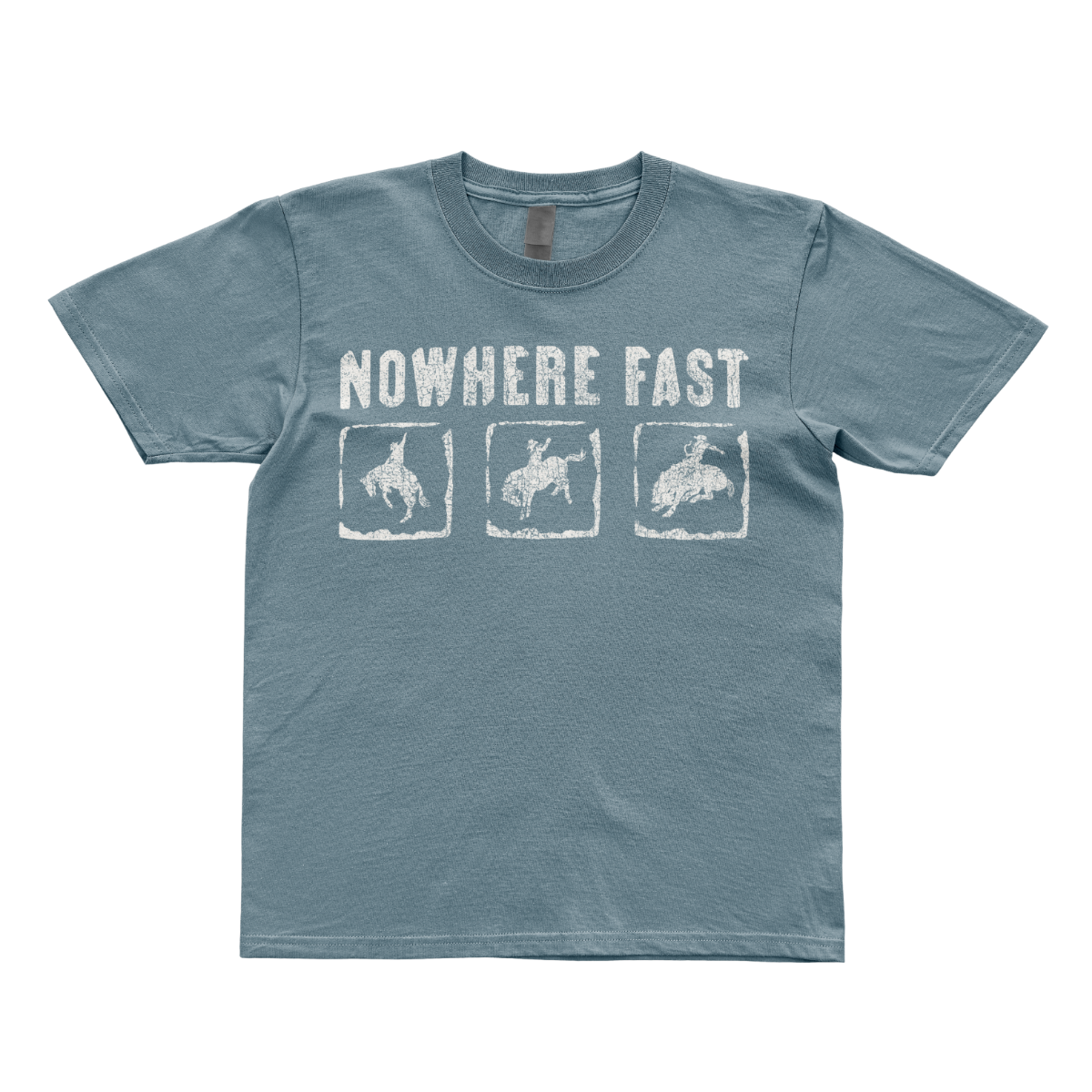 nowhere fast gear NOWHERE FAST TEE (ICE BLUE)