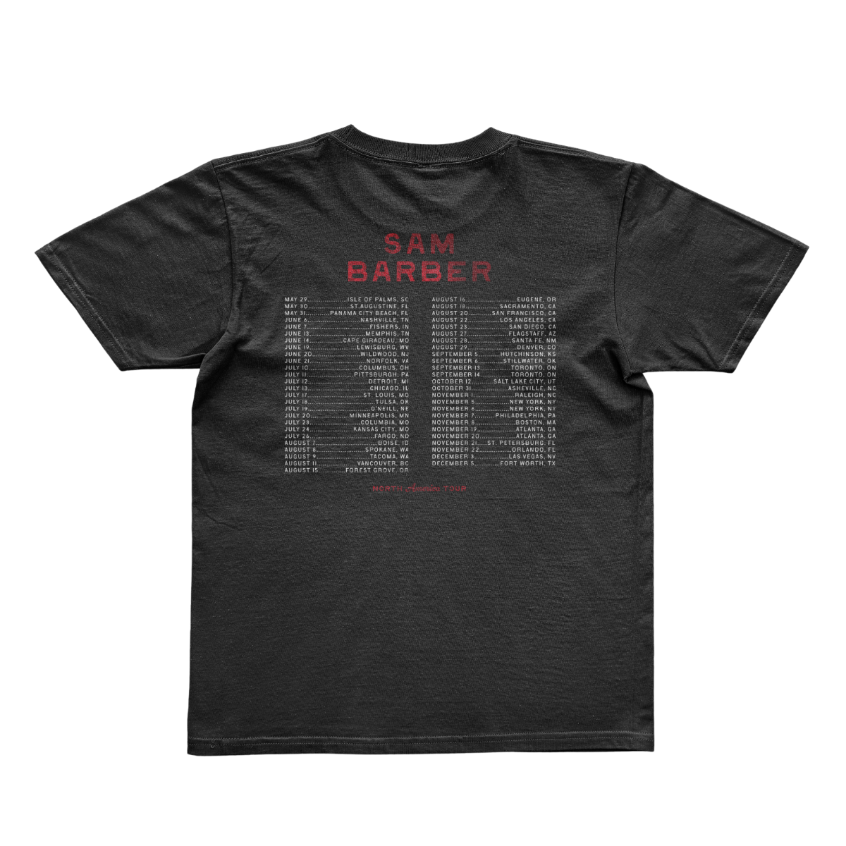 Sam Barber 2025 Tour Tee