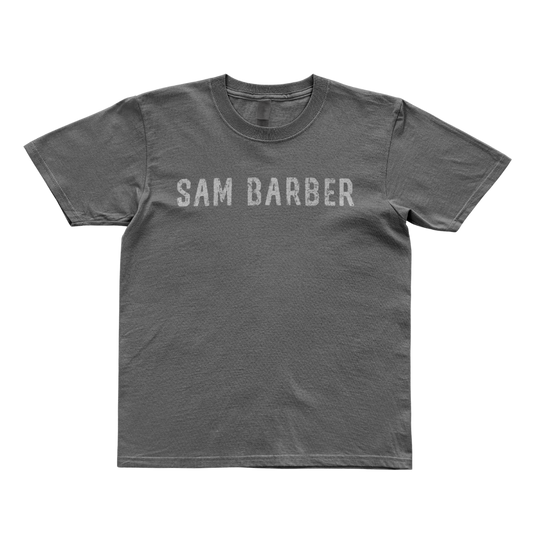 SAM BARBER EVERYDAY TEE (GRAPHITE)