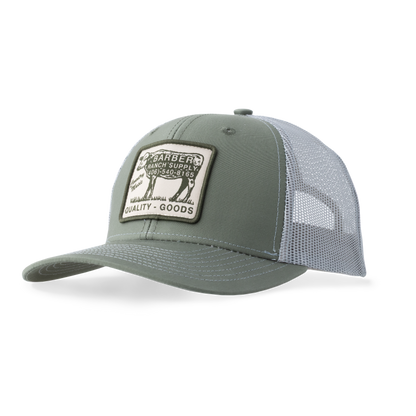 RANCH SUPPLY COW PATCH HAT (GREEN)