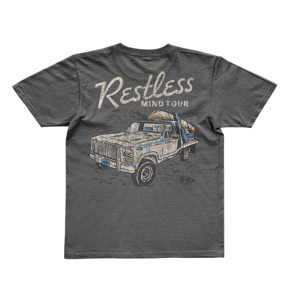RESTLESS MIND TRUCK TEE (GRAPHITE)