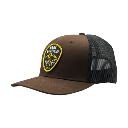 Brown Guitar Pick Hat