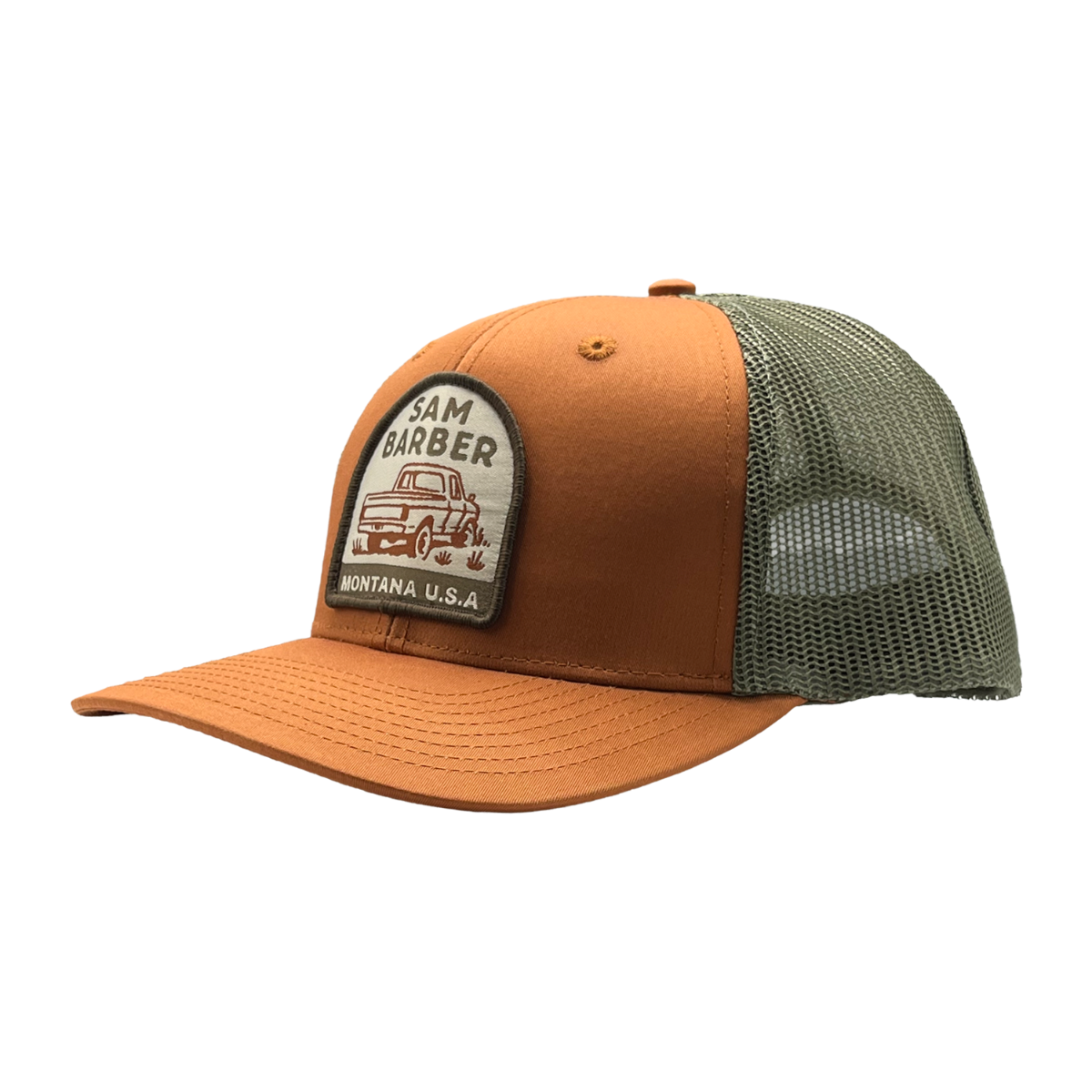 Orange Montana Truck Hat
