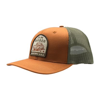 Orange Montana Truck Hat