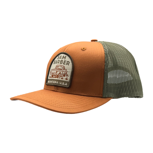 Orange Montana Truck Hat
