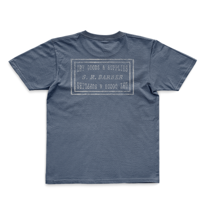 SAM BARBER DRY GOODS TEE (DENIM)