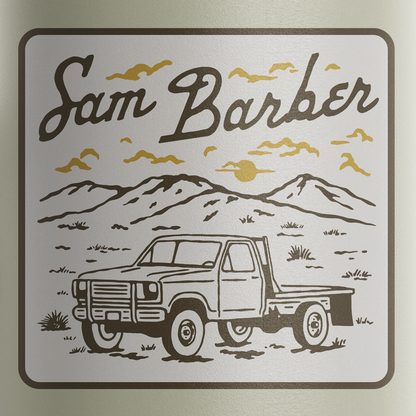 Sam Barber Truck Patch Can Cooler