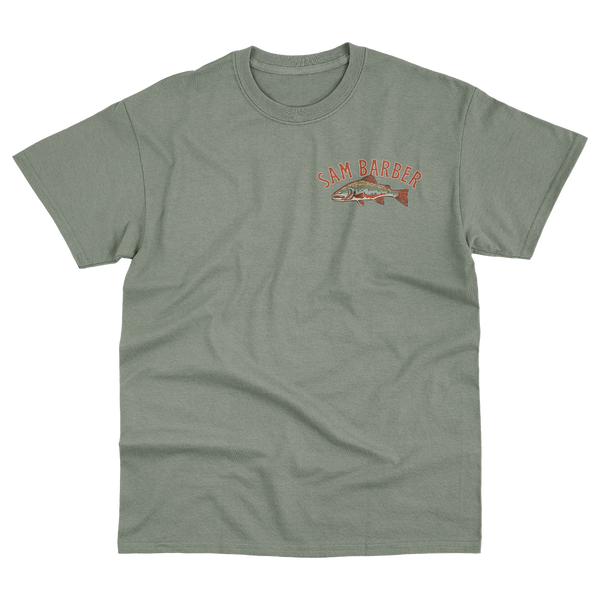 Ash 24ss The Brook Trout S/S TEE M ブルック unisex-garment-dyed-