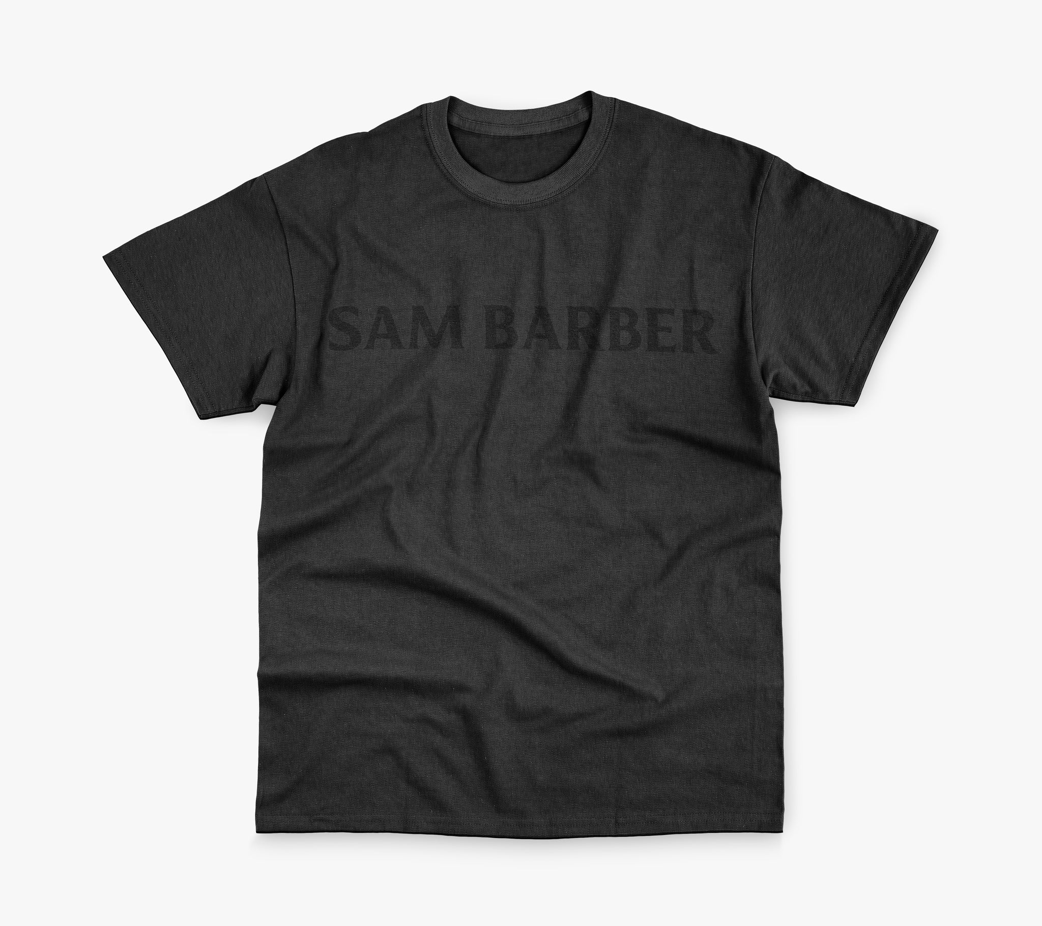 Sam Baber Black on Grey Short Sleeve Tee